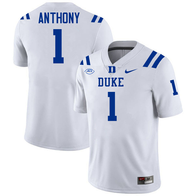 Andrel Anthony Duke Jersey,Duke Blue Devils #1 Andrel Anthony Jersey Youth College-White